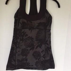 Lululemon Black racer-back tank